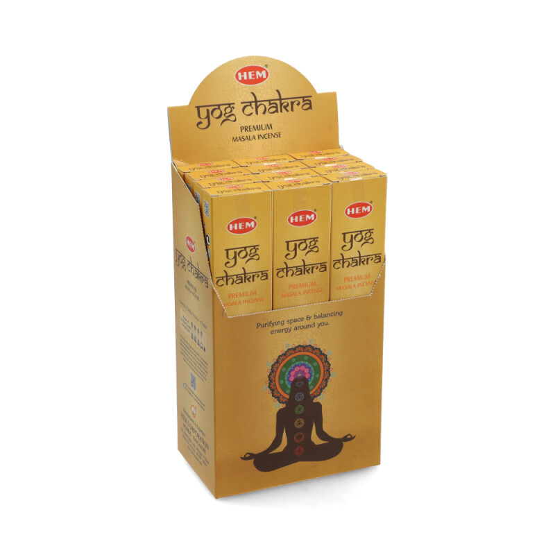 INCIENSO HEM PREMIUM 15 GR X12 Yog Chakra