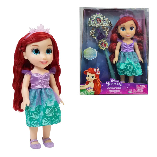 Muñeca Ariel Con Accesorios Y Licencia Disney 51522 MUÑECA DISNEY ARIEL CON ACCESORIOS 51522