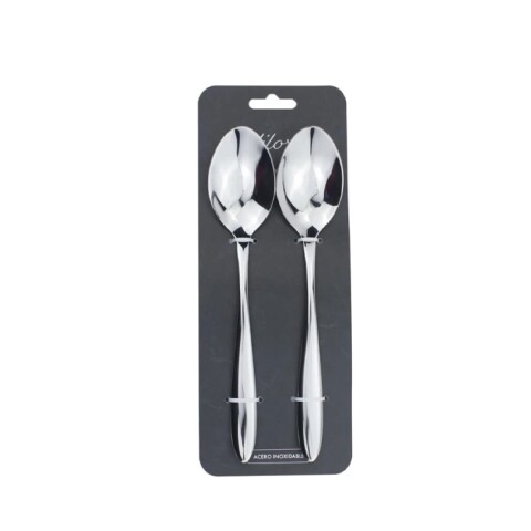 SET X2 CUCHARA DE MESA 21CM ACERO CALIFORNIA SET X2 CUCHARA DE MESA 21CM ACERO CALIFORNIA