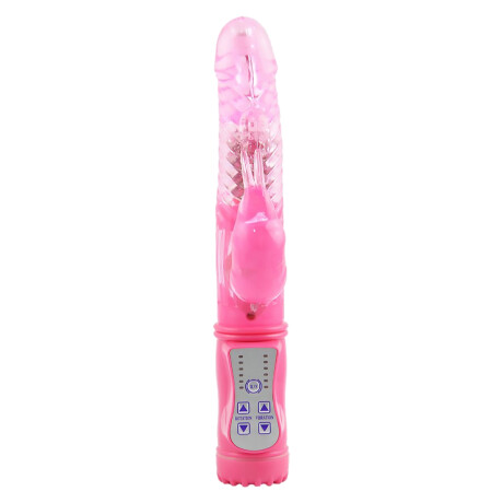 Vibrador Con Rotación Estimulador De Clítoris Rabbit Rosa