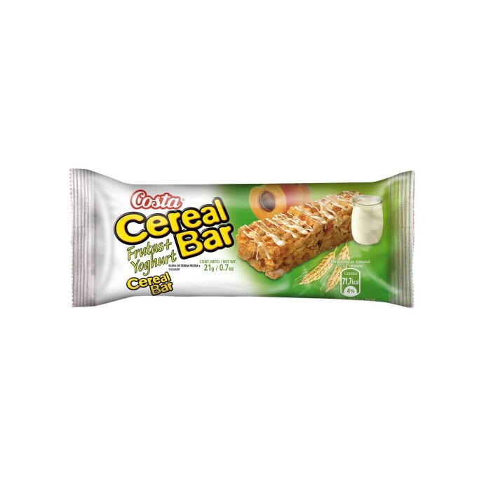 COSTA CEREAL BARRA FRUT YOGURT 20PQ/20GR única