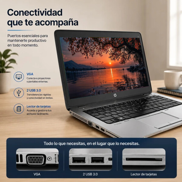 Notebook Elitebook 840 G3 I5 16gb Ram 256gb Ssd 14" NOTEBOOK RFPL 840 G3 I5/16/256/14"