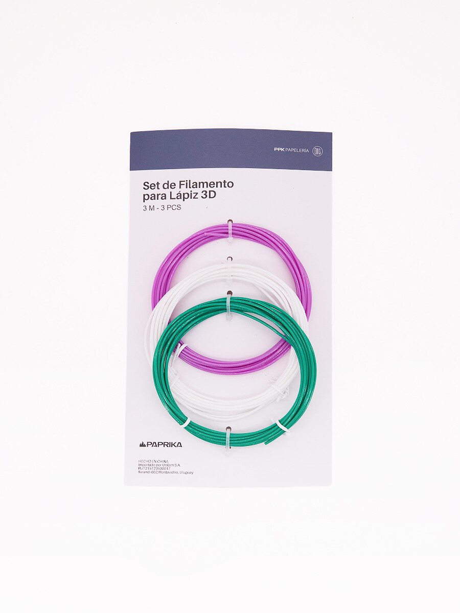 FILAMENTO LAPIZ 3D - BLANCO 