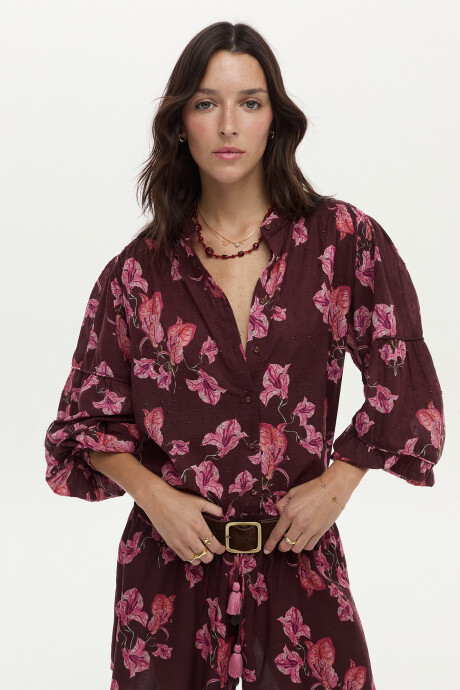 Blusa Mia Bordo
