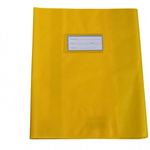 FORRO PARA CUADERNO TEORIA PVC COLOR AMARILLO FORRO PARA CUADERNO TEORIA PVC COLOR AMARILLO