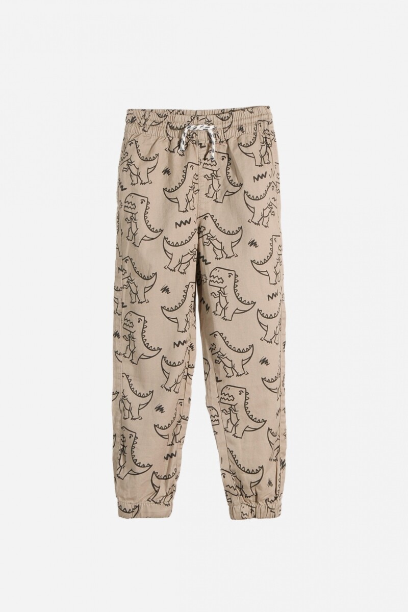 Pantalón jogger - Niño BEIGE