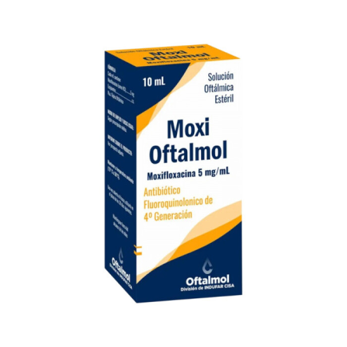 MOXI OFTALMOL SOL. OFT. FR. X 10 ML. única