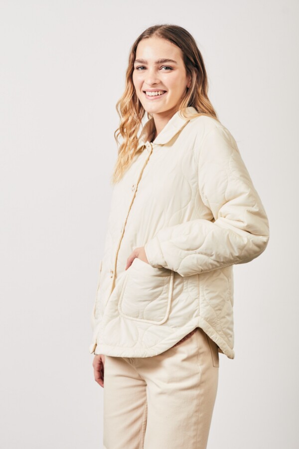 Campera Water Repellent Crudo