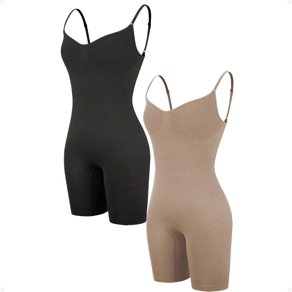 Faja Moldeadora Reductora de Abdomen y Levanta Glúteos Beige