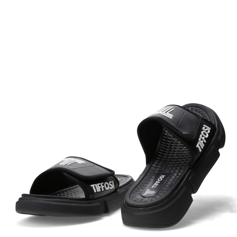 Chanclas de Hombre Tiffosi V1 Negro - Blanco