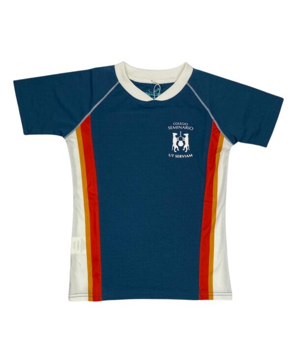 Remera Hockey Colegio Seminario Stone blue