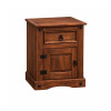 Mesita De Luz De Madera Maciza 1 Cajón 1 Puerta Mesita De Luz De Madera Maciza 1 Cajón 1 Puerta