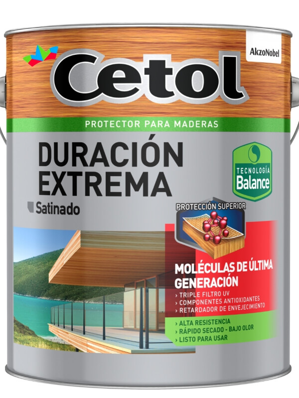 CETOL DURACION EXTREMA SATINADO CAOBA - 4 LT N/A