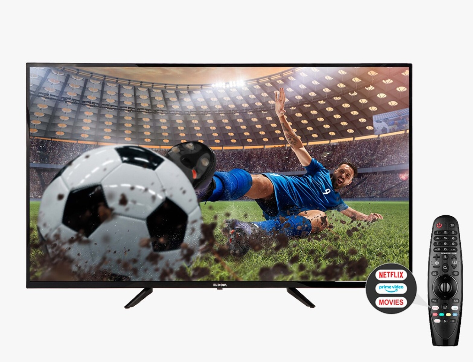 Tv Led Edom Smart 75" UHD 4K E75DM1600S 