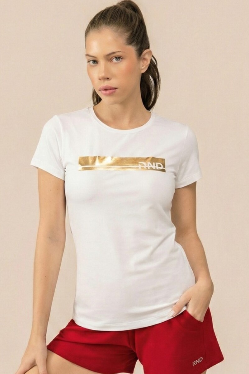 Remera con Serigrafía. Negro