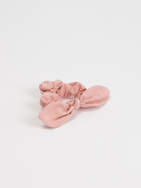 Scrunchie moña Rosa