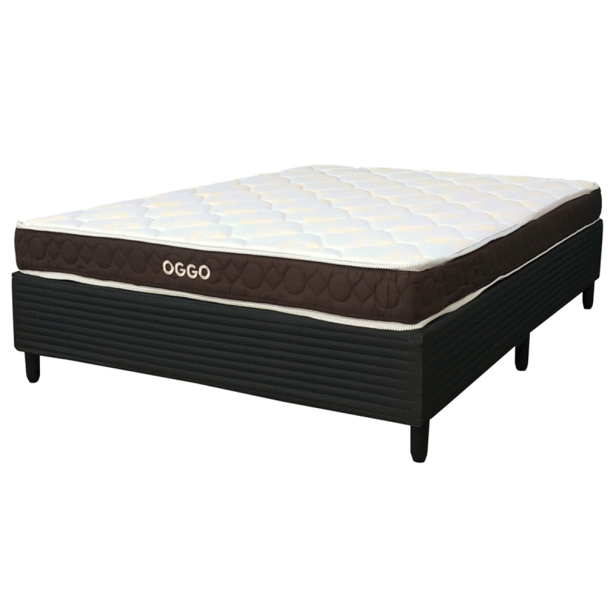 Sommier ROMA - 2 PLAZAS - Espuma con base EPS - 138 x 188 x 16 cm - 80Kg 