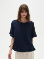 Blusa Abbas Azul Marino