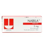 NABILA 5 MG. CJ X 28 COMP. única