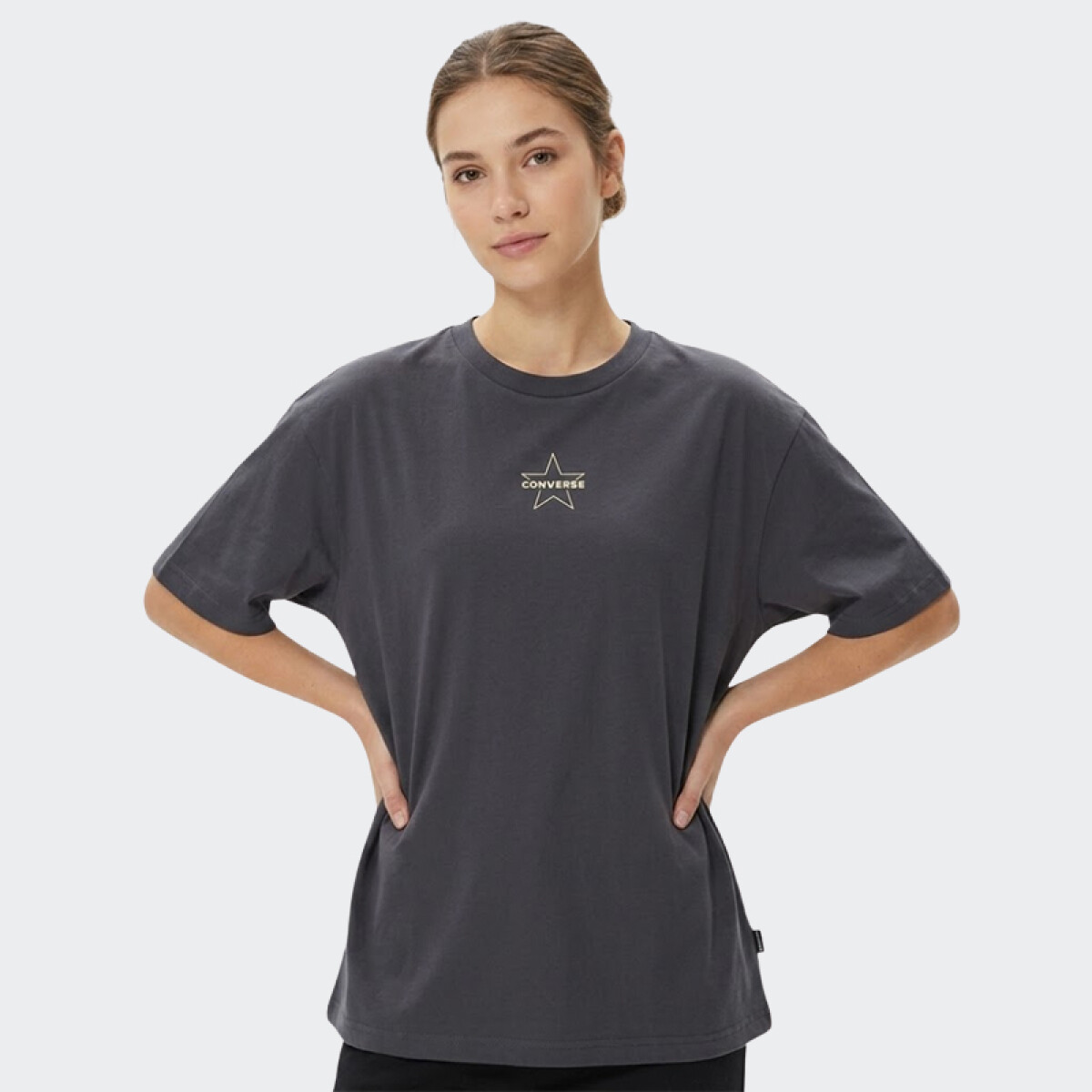 Remera Converse High Top - Gris 