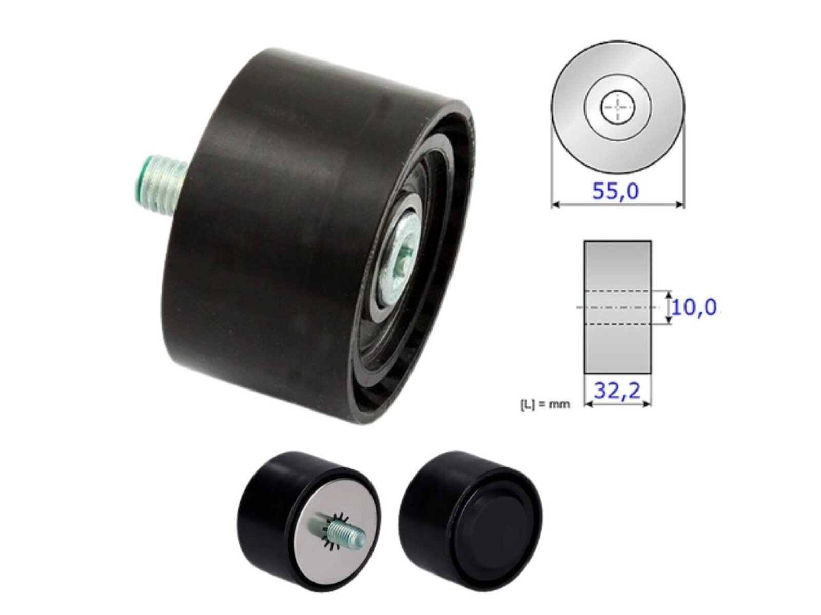 Tensor Guía Correa Accesorios 