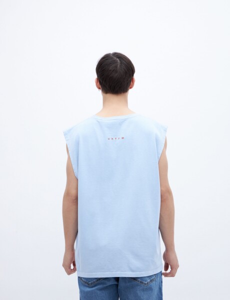 Musculosa Poe Celeste