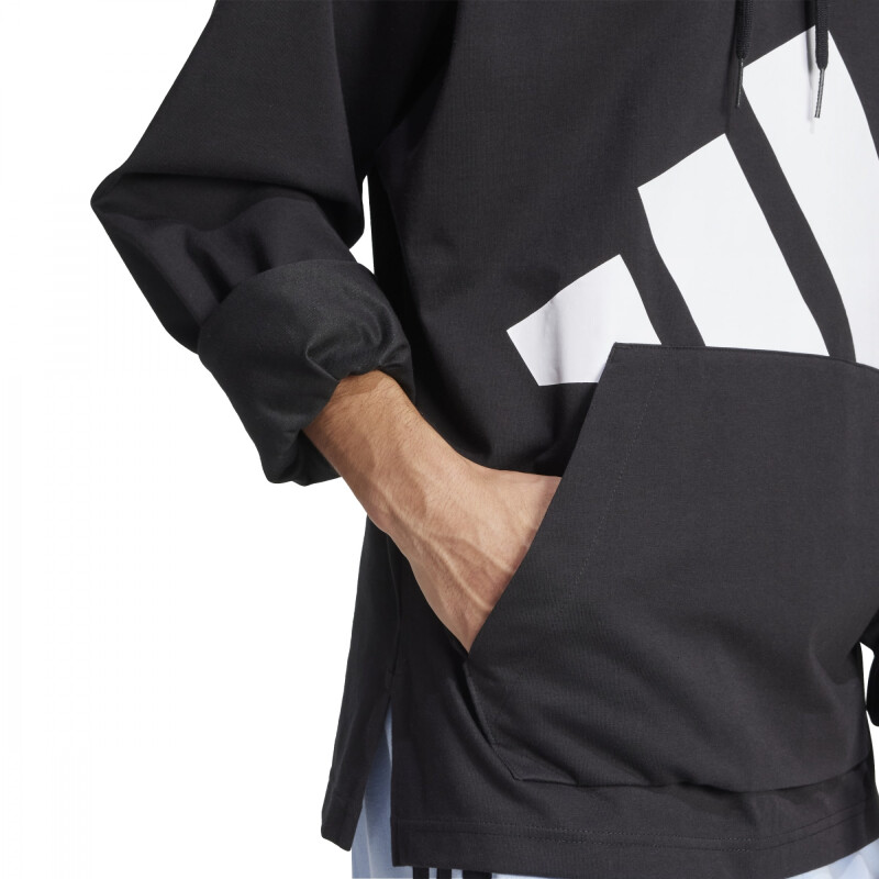 BUZO ADIDAS M BL SJ HD Hombre IN6183 Negro Blanco