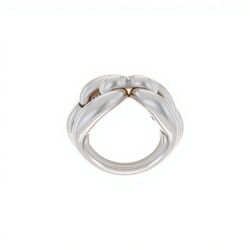 Anillo Moño-Plata 925 Inflada-Sin Piedra-AN3031 sinpiedra