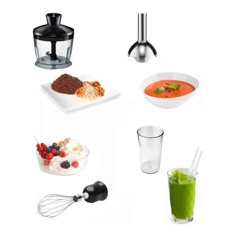 Mixer James con Accesorios Mjca 1000W 3311 ACERO-INOXIDABLE