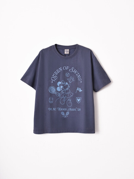 REMERA MINNIE QUEEN OF SWING AZUL PIEDRA