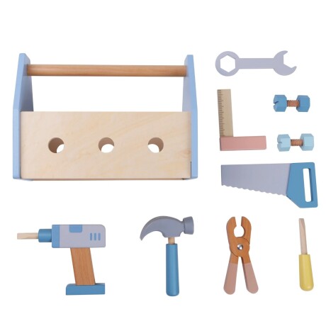 Caja 12 Piezas de Herramientas Wooder 1186 de Madera 001