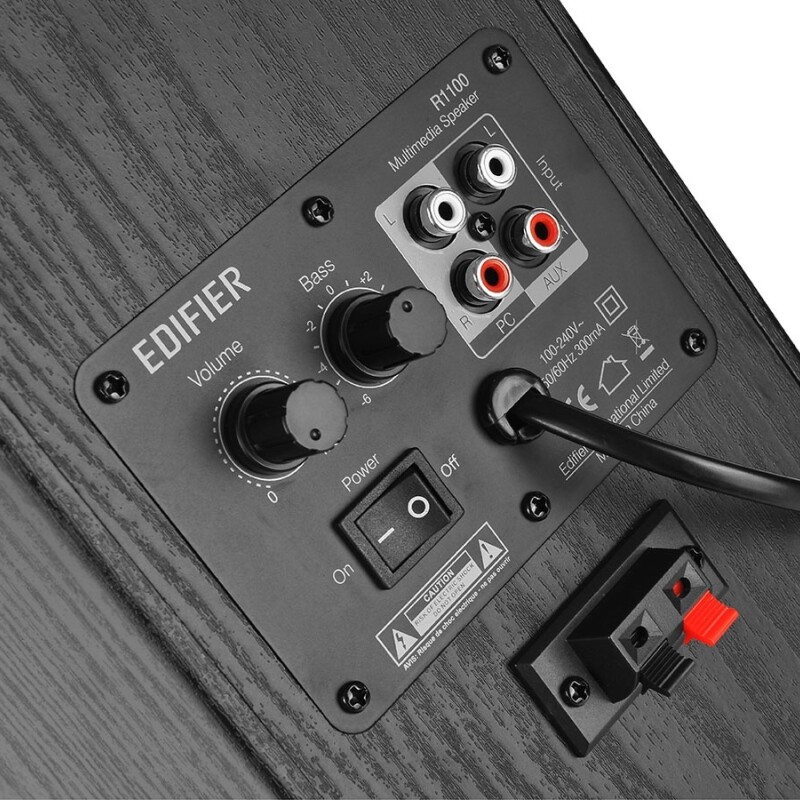 Parlantes Edifier 2.0 R1100 negro Parlantes Edifier 2.0 R1100 negro