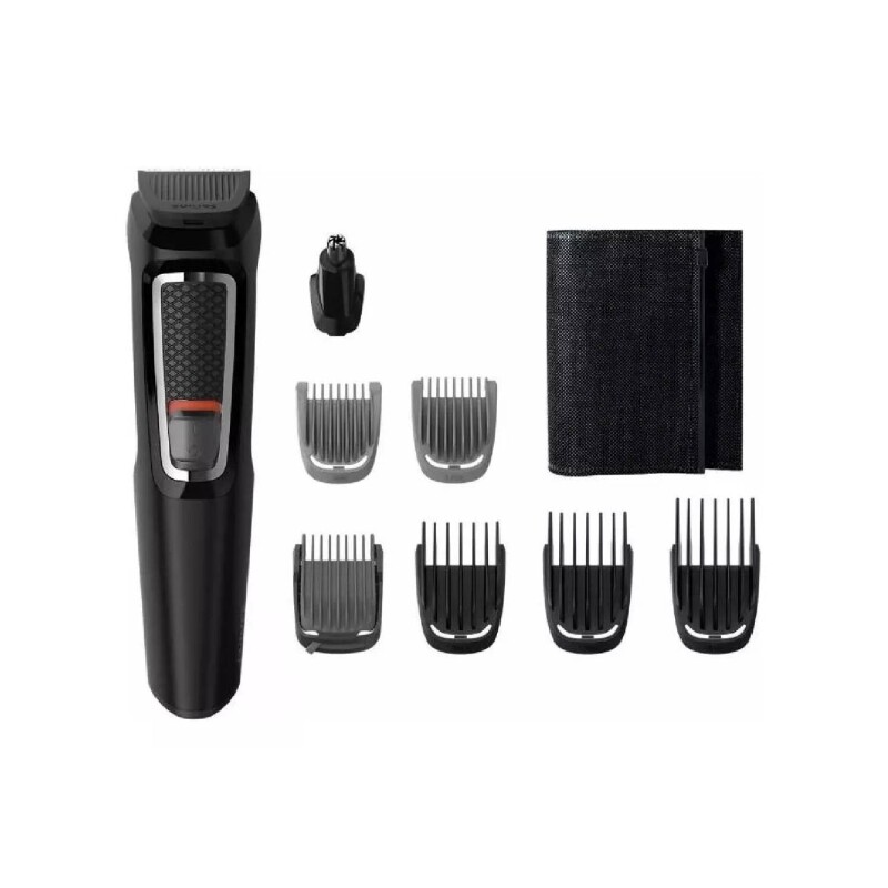 Máquina corta pelo Philips Multigroom 8 en 1 Barba Nariz Cabello Cuerpo Negro