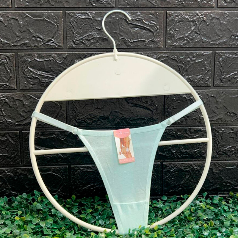 Tanga Colaless Ajustable De Algodón Turquesa Talla L-XL