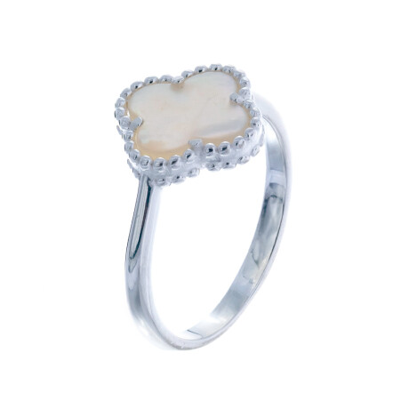 Anillo de plata 925 y esmalte, FLOR. Anillo de plata 925 y esmalte, FLOR.