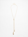 Collares Largos Metal Collar En Y - Dorado