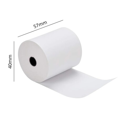 Rollo Térmico 57X40MM - Caja X 10- el Más Economico para Pos 001