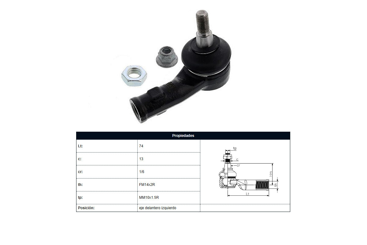 Puntero Ford Focus 98-05 Der Puntero Ford Focus 98-05 Der