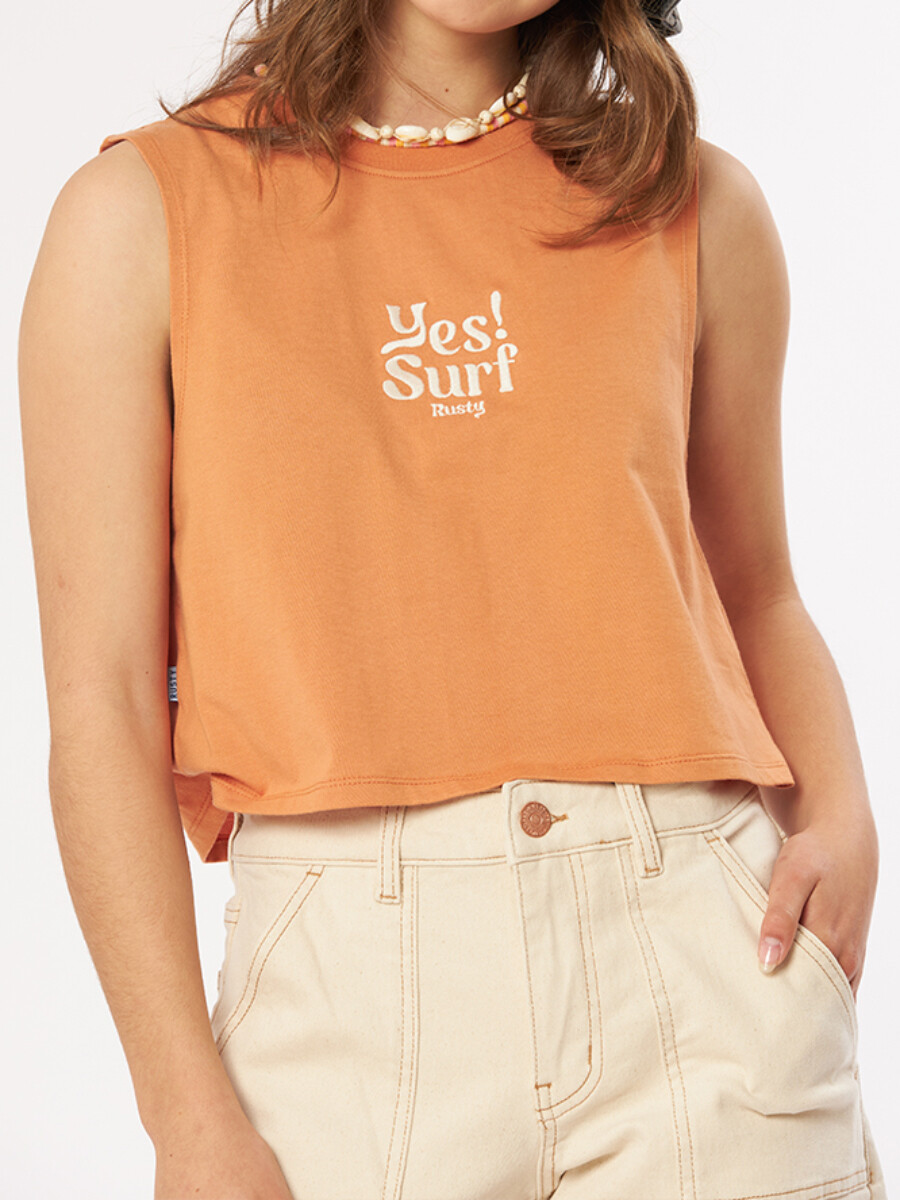 MUSCULOSA DRUMA RUSTY - Naranja 