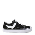 Championes de Niños PONY Casual Lona Gamuza Negro - Blanco