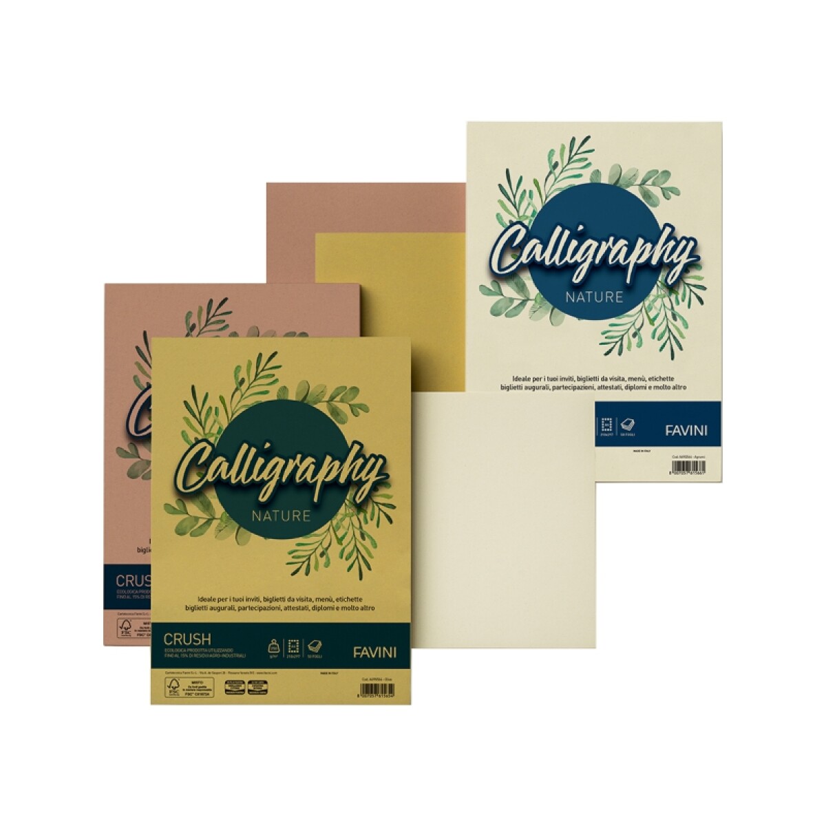 Hoja A4 Favini Calligraphy Nature - 90 g 
