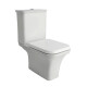 INODORO CON MOCHILA Y TAPA FERRUM MILENA BLANCO LOZA BAÑO BLANCO