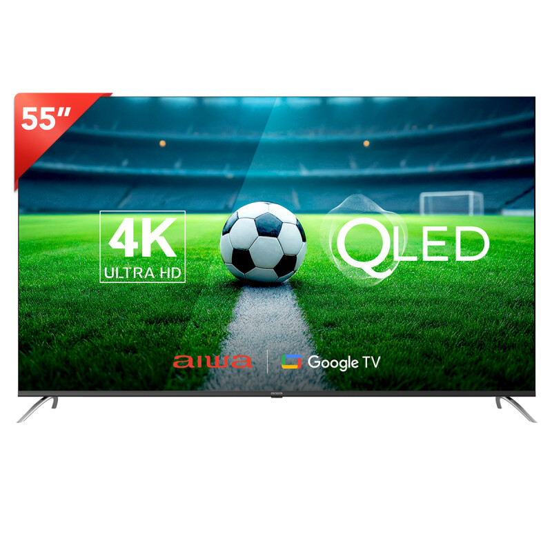 Smart TV 55'' AIWA | Google TV | Ultra HD 4K | QLED | AW55B4QSFG Smart TV 55'' AIWA | Google TV | Ultra HD 4K | QLED | AW55B4QSFG