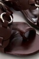 SANDALIA ARO MARRON