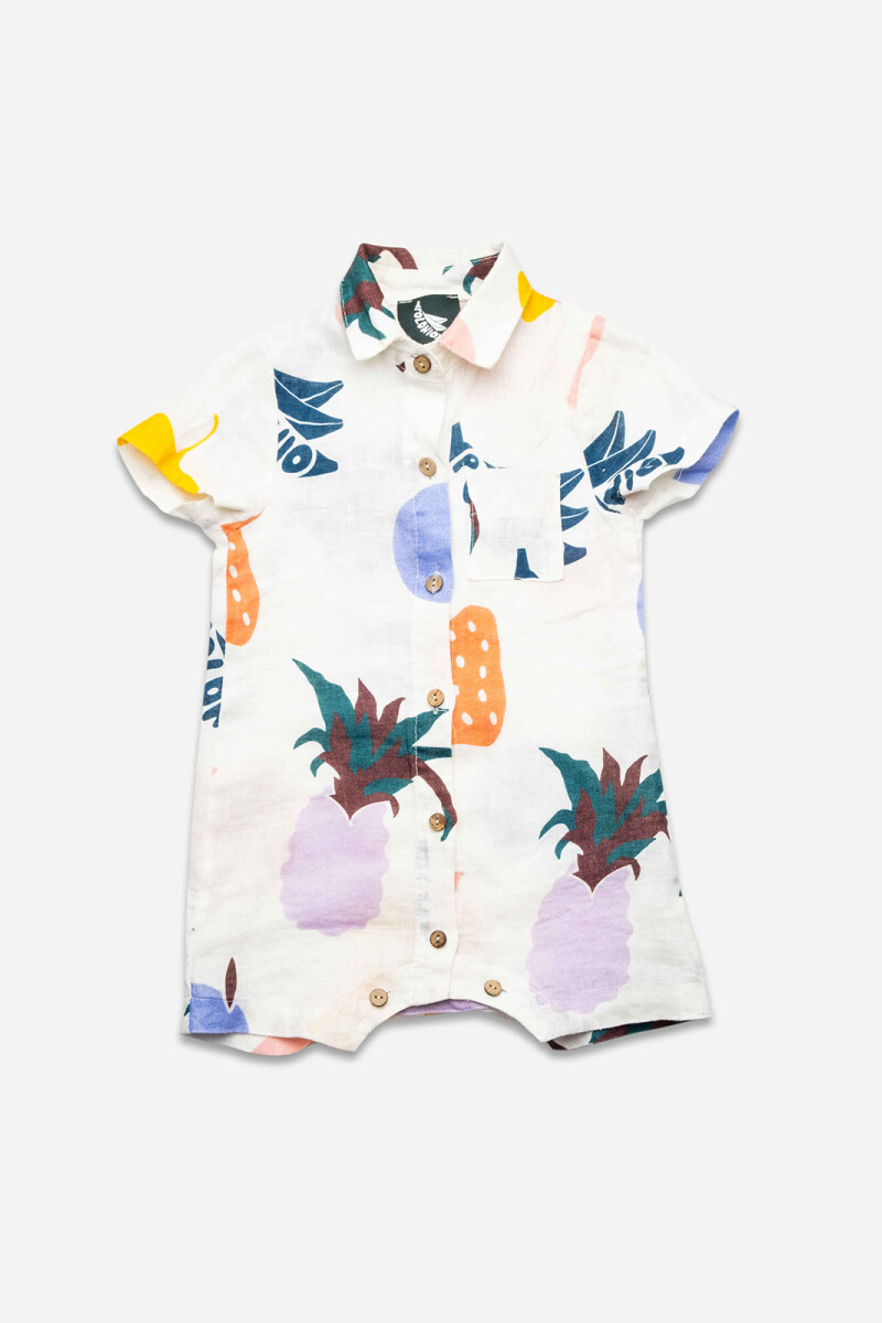 BABY LINEN SHIRTSUIT Fruit Salad