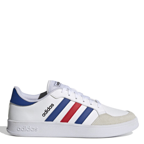 Championes de Hombre Adidas Tenis Breaknet Blanco - Gris - Azul