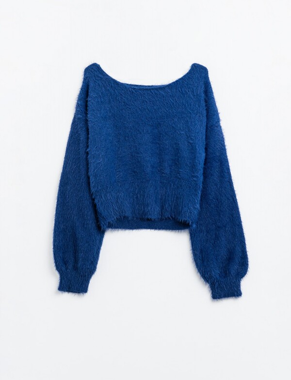 Buzo Mohair AZUL