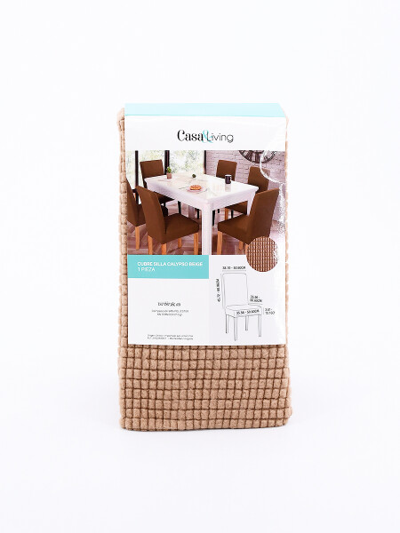 CUBRE SILLA CALYPSO BEIGE