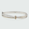 Pulsera Dualidad de MOON en Plata 925 y Oro 18k con brillantes Pulsera Dualidad de MOON en Plata 925 y Oro 18k con brillantes