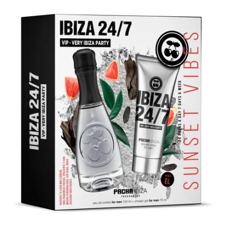 PACHA IBIZA 24/7 VIP EDT 100ML+SHOWER GEL 75ML PACHA IBIZA 24/7 VIP EDT 100ML+SHOWER GEL 75ML